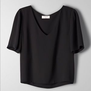 Aritzia Babaton Randy Blouse - Size Small - Black